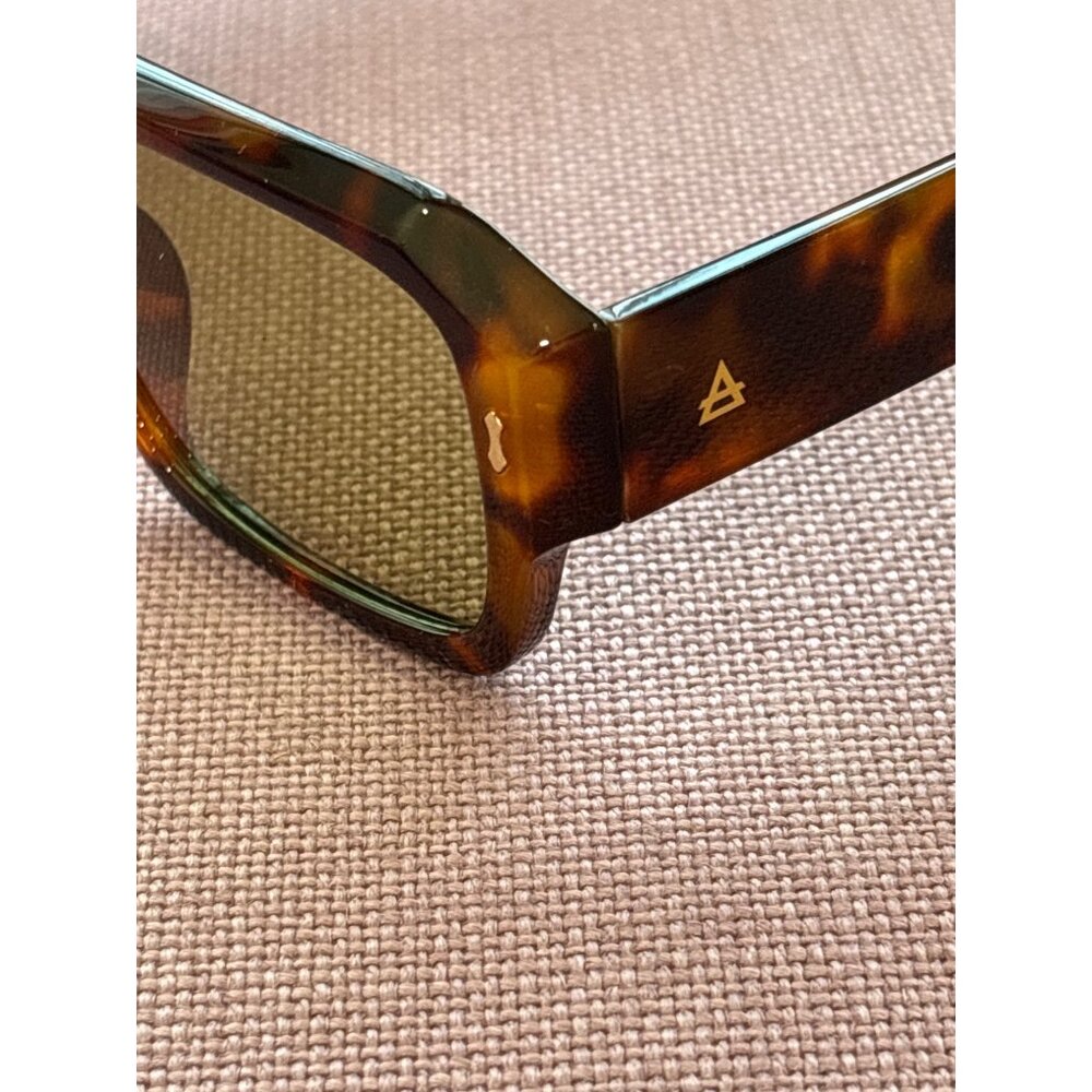AIRE Pluto Sunglasses in Syrup Tort & Sage Tint Brown New Unisex Sunnies - Picture 7 of 14